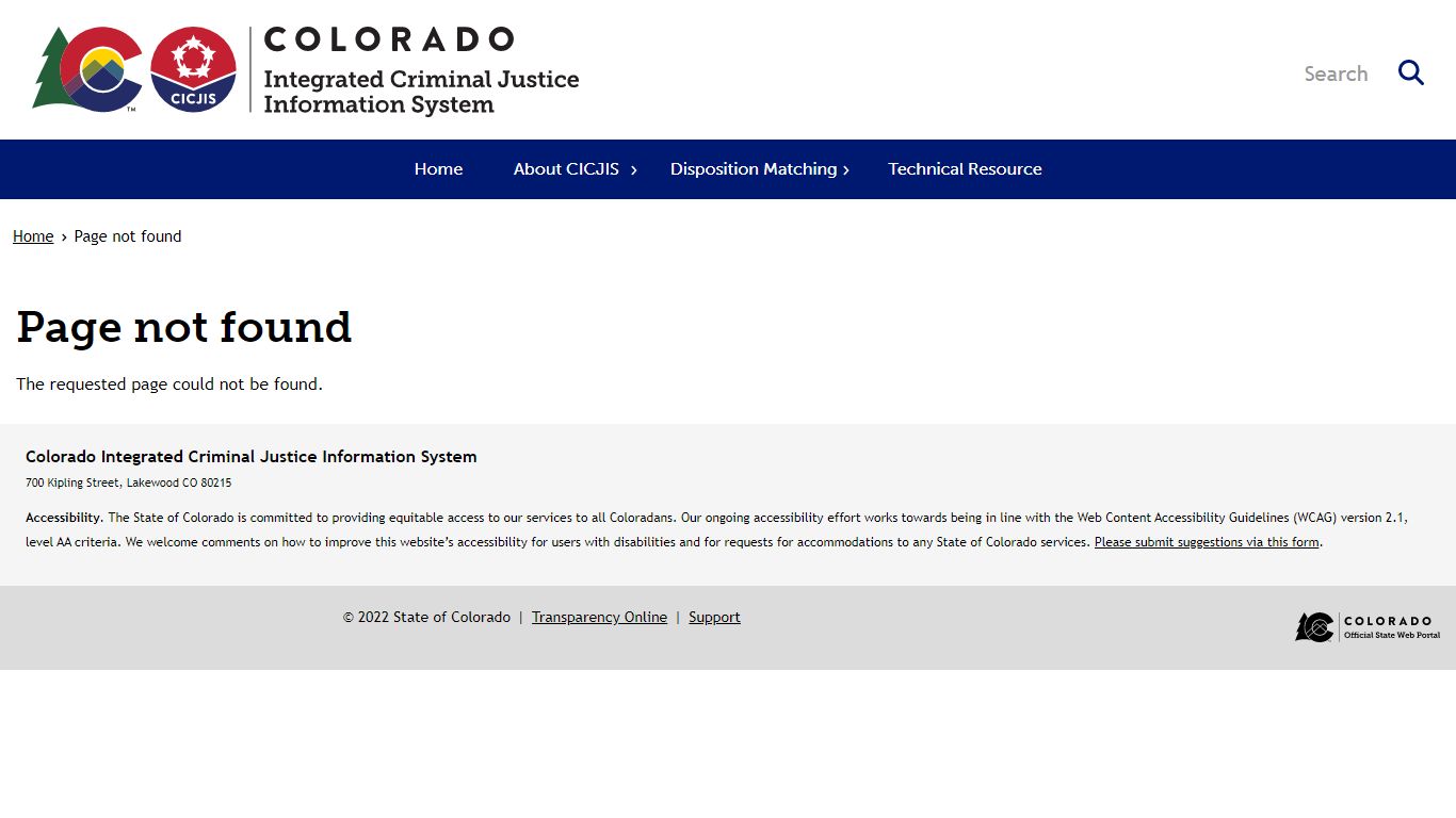 Records Information and Links | Integrated Criminal Justice ... - Colorado